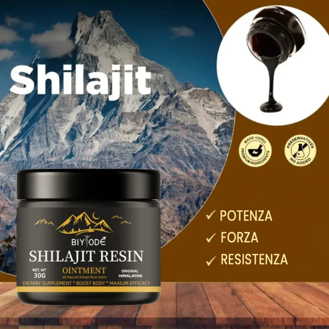 Shilajit 100% puro 💎 Fonte di energia vitale dell'Himalaya