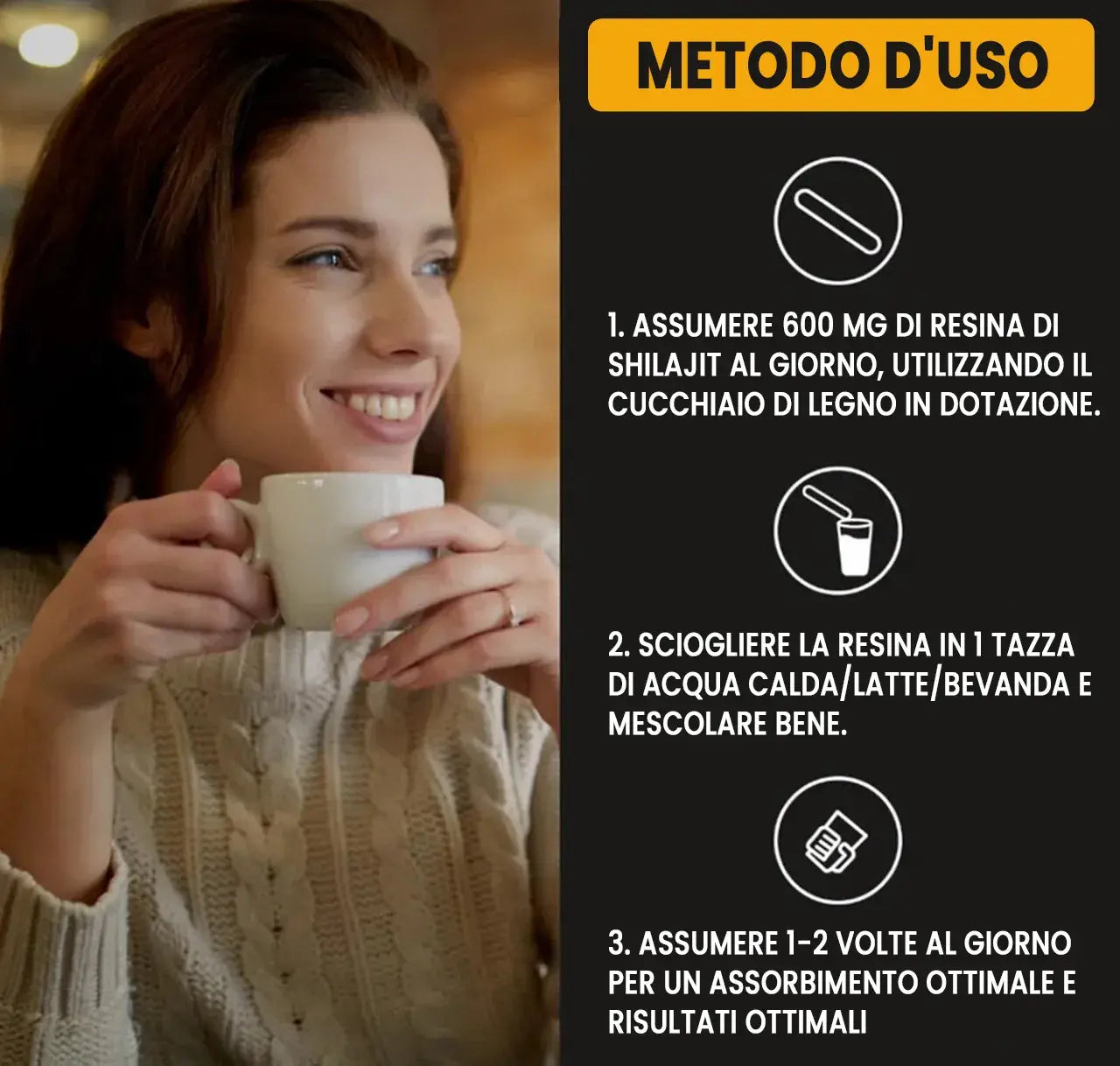 Shilajit 100% puro 💎 Fonte di energia vitale dell'Himalaya