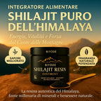Shilajit 100% puro 💎 Fonte di energia vitale dell'Himalaya